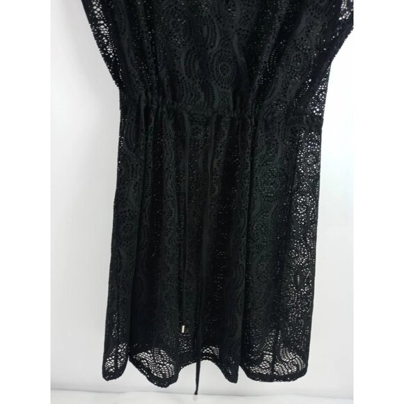 Spiaggia Dolce Womens Casual Beach Cover Up Sleeveless Top Black Size M NWT - Picture 3 of 5